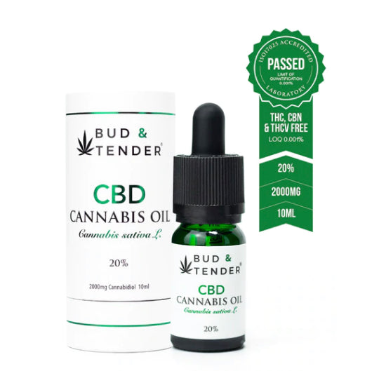 BUD AND TENDER PREMIUM CBD OIL 20%(2000MG)