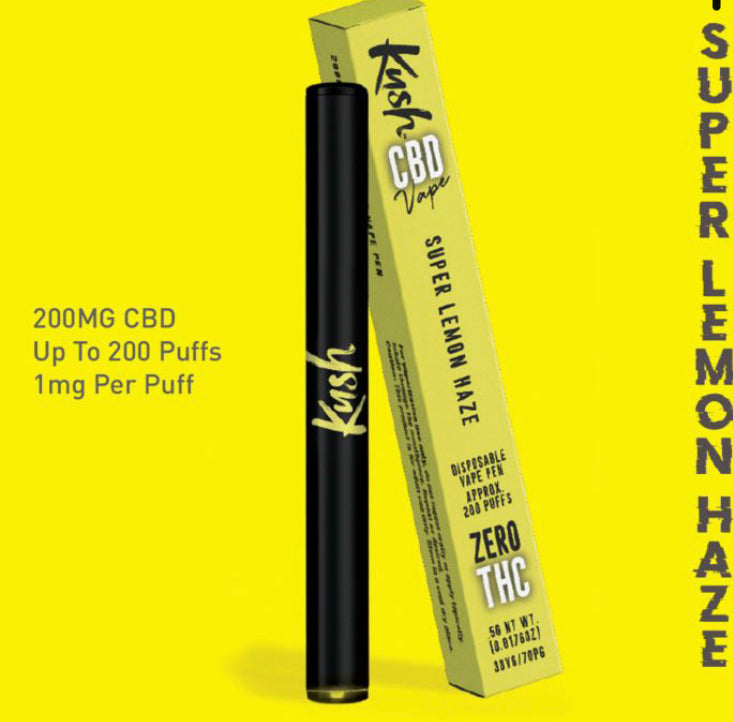 Disposable Cbd vape pen super lemon haze